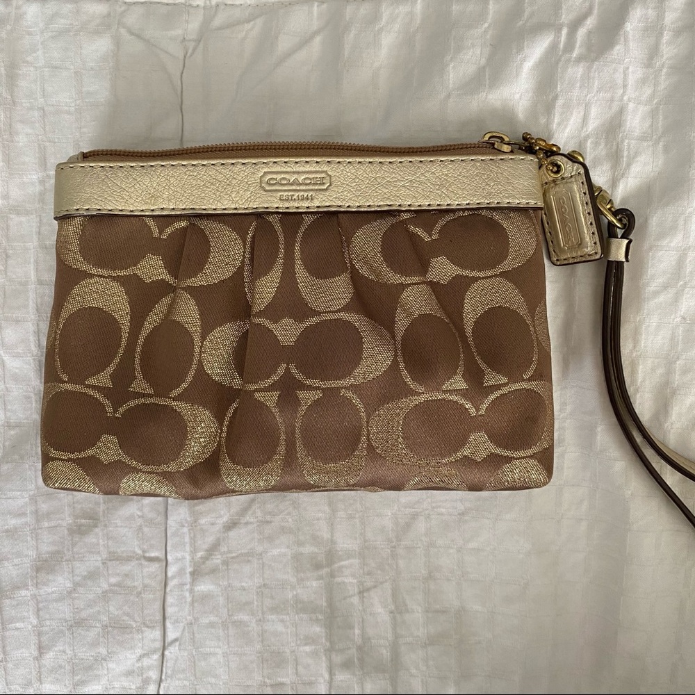 Large Coach Wristlet
